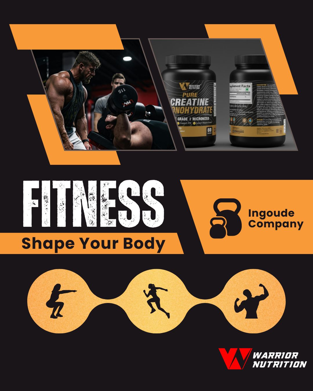 New Warrior Nutrition packaging